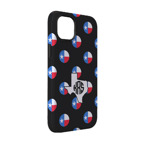 Custom Texas Polka Dots iPhone Case - Rubber Lined - iPhone 14 Pro (Personalized)