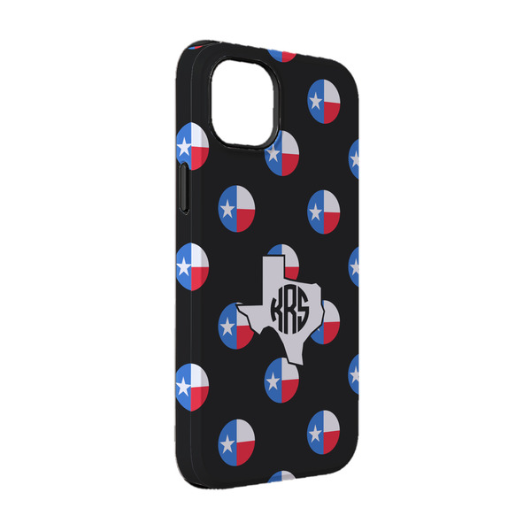 Custom Texas Polka Dots iPhone Case - Rubber Lined - iPhone 14 (Personalized)