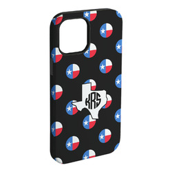 Texas Polka Dots iPhone Case - Rubber Lined - iPhone 15 Plus (Personalized)