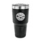 Streamin' on the Strand '24 30 oz Stainless Steel Ringneck Tumblers - Black - FRONT