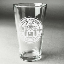 Streamin' on the Strand '24 Pint Glass - Laser Engraved