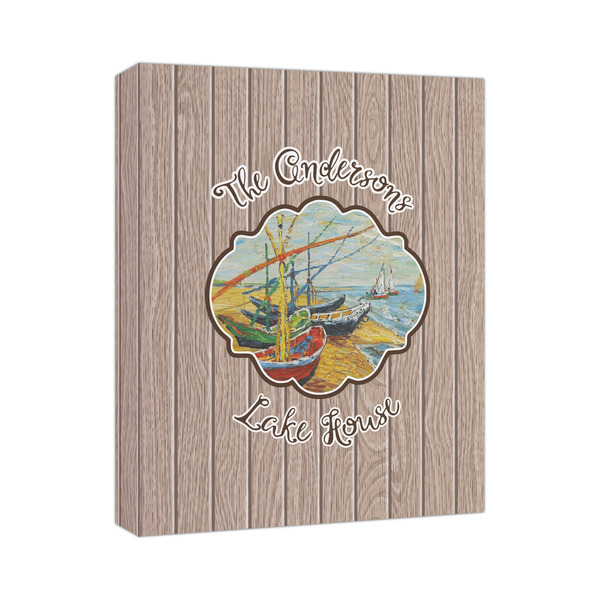 Custom Lake House Canvas Print (Personalized)