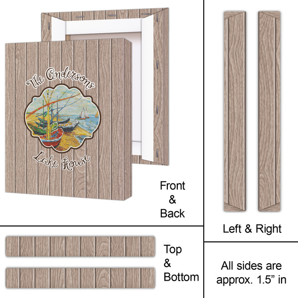 Lake House 11x14 - Canvas Print - Approval