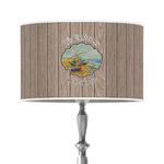 Lake House 12" Drum Lamp Shade - Poly-film (Personalized)