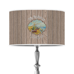Lake House 12" Drum Lamp Shade - Poly-film (Personalized)