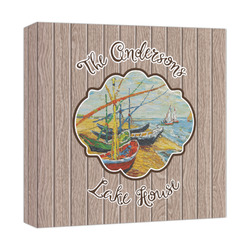 Lake House Canvas Print - 12x12 (Personalized)