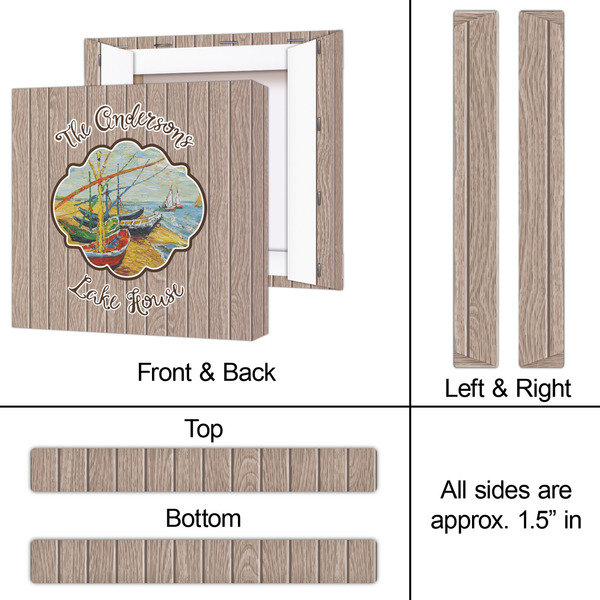 Lake House 12x12 - Canvas Print - Approval