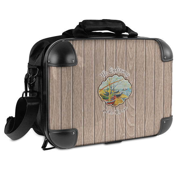 Custom Lake House Hard Shell Briefcase (Personalized)
