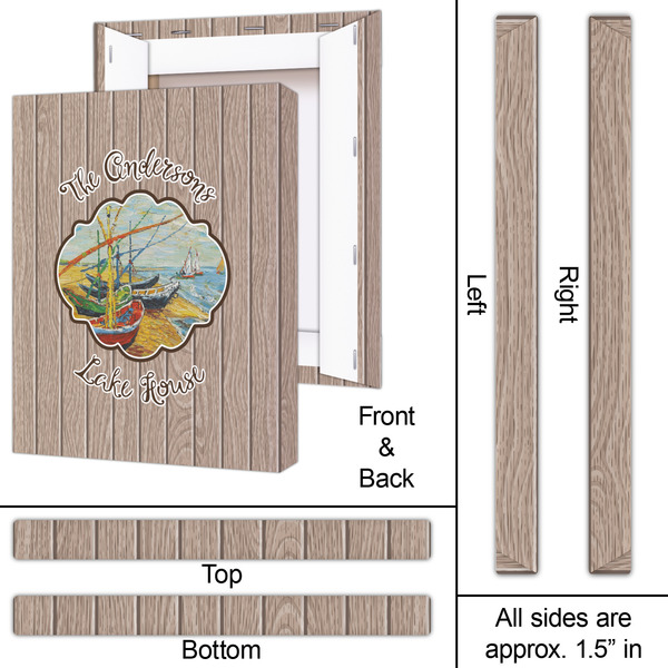 Lake House 16x20 - Canvas Print - Approval