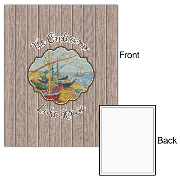 Lake House 16x20 - Matte Poster - Front & Back
