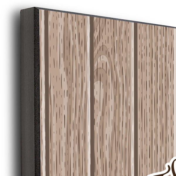 Lake House 16x20 Wood Print - Closeup