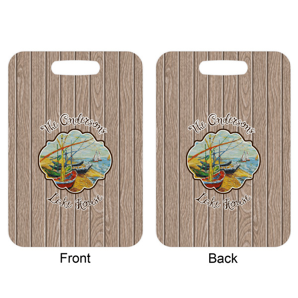 Lake House 2 Aluminum Luggage Tag (Front + Back)