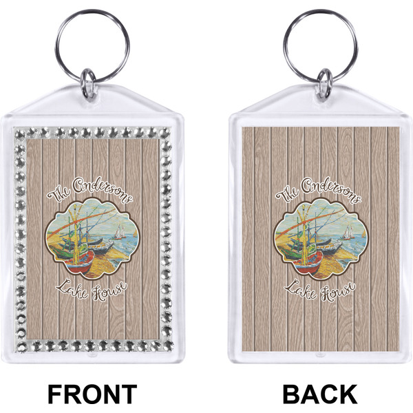 Lake House 2 Bling Keychain (Front + Back)