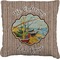 Lake House Faux-Linen Throw Pillow 16" (Personalized)