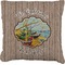 Lake House Faux-Linen Throw Pillow 20" (Personalized)