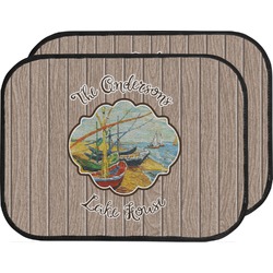 Lake House Car Floor Mats (Back Seat) (Personalized)