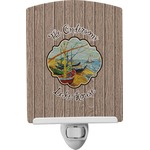 Lake House Ceramic Night Light (Personalized)