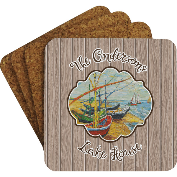 Lake House 2 Coaster Set (Personalized)
