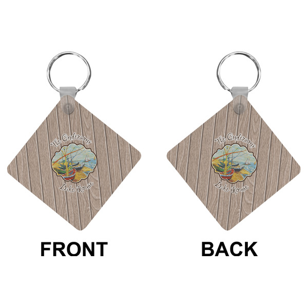 Lake House 2 Diamond Keychain (Front + Back)