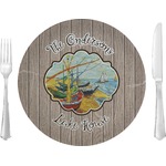 Lake House 10" Glass Lunch / Dinner Plates - Single or Set (Personalized)