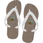 Lake House Flip Flops - Medium (Personalized)