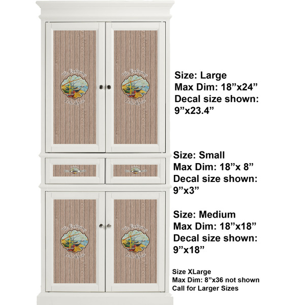 Lake House 2 Full Cabinet (Show Sizes)