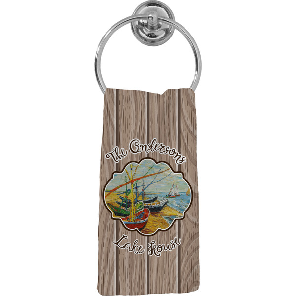 Custom Lake House Hand Towel - Full Print (Personalized)