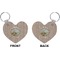 Lake House 2 Heart Keychain (Front + Back)