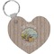 Lake House 2 Heart Keychain (Personalized)