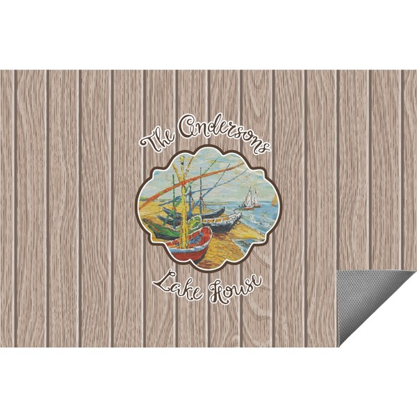 Custom Lake House Indoor / Outdoor Rug (Personalized)