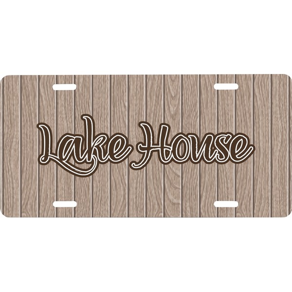 Custom Lake House Front License Plate (Personalized)
