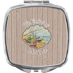 Lake House Compact Makeup Mirror (Personalized)