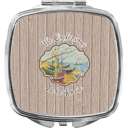Lake House Compact Makeup Mirror (Personalized)