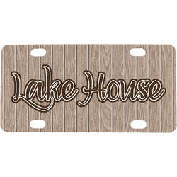 Lake House Mini / Bicycle License Plate (4 Holes) (Personalized)