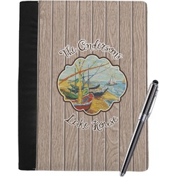 Lake House Notebook Padfolio - Large w/ Name or Text
