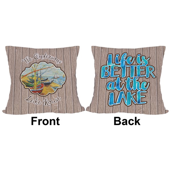 Lake House 2 Outdoor Pillow - 20x20