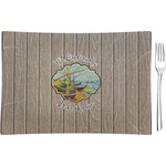 Lake House Glass Rectangular Appetizer / Dessert Plate (Personalized)