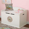 Lake House 2 Round Wall Decal on Toy Chest