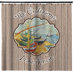 Lake House Shower Curtain (Personalized)