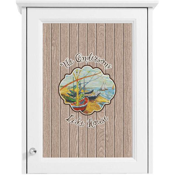 Lake House 2 Single White Cabinet Decal
