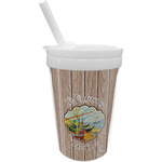 Lake House Sippy Cup with Straw (Personalized)