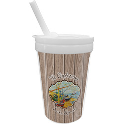 Lake House Sippy Cup with Straw (Personalized)