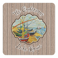 Lake House Square Decal - XLarge (Personalized)