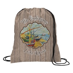Lake House Drawstring Backpack (Personalized)