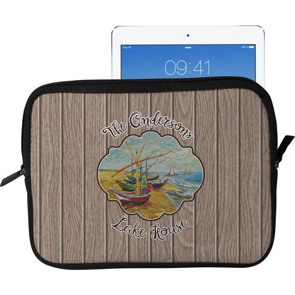 Custom Lake House Tablet Case / Sleeve - Large (Personalized)