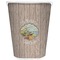 Lake House Waste Basket - Double Sided (White) (Personalized)