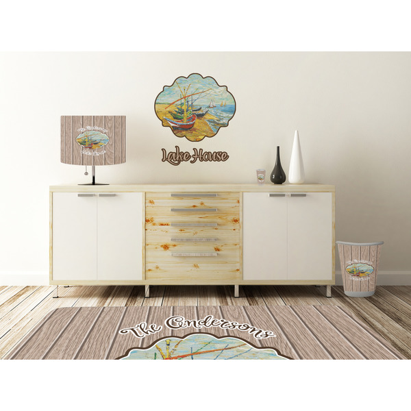 Lake House 2 Wall Graphic Decal Wooden Desk
