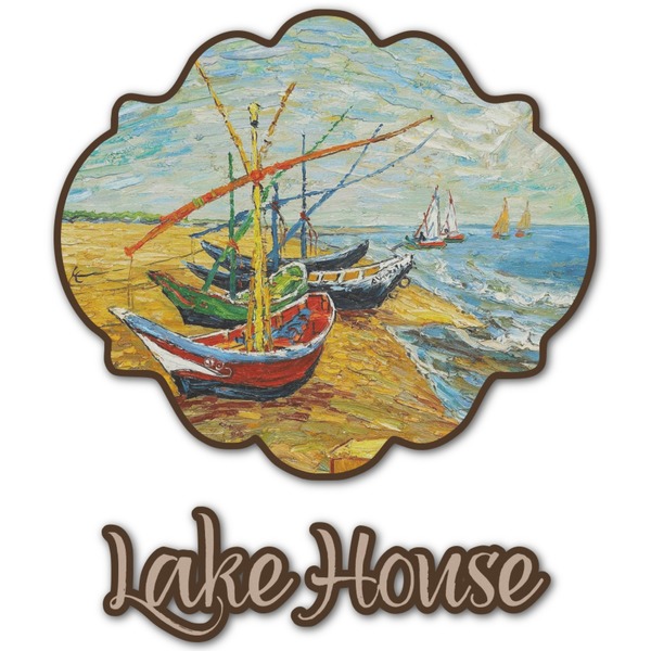 Custom Lake House Graphic Decal - Small (Personalized)