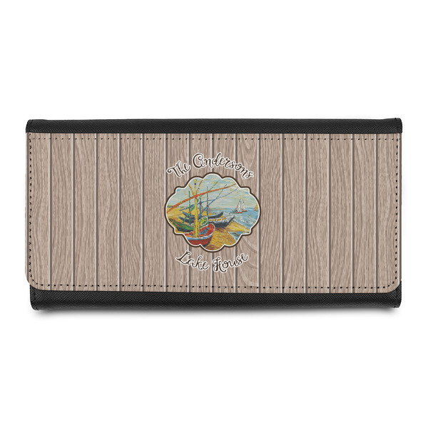 Custom Lake House Leatherette Ladies Wallet (Personalized)
