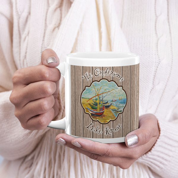 Lake House 20oz Coffee Mug - LIFESTYLE